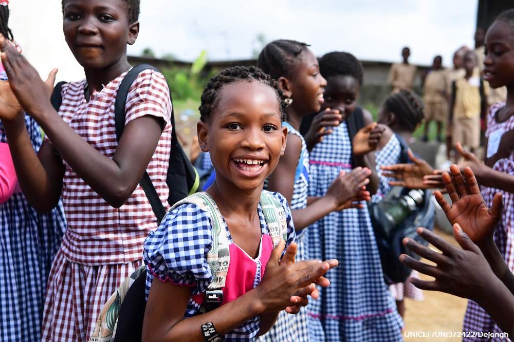 Kids in Cote D'Ivoire.