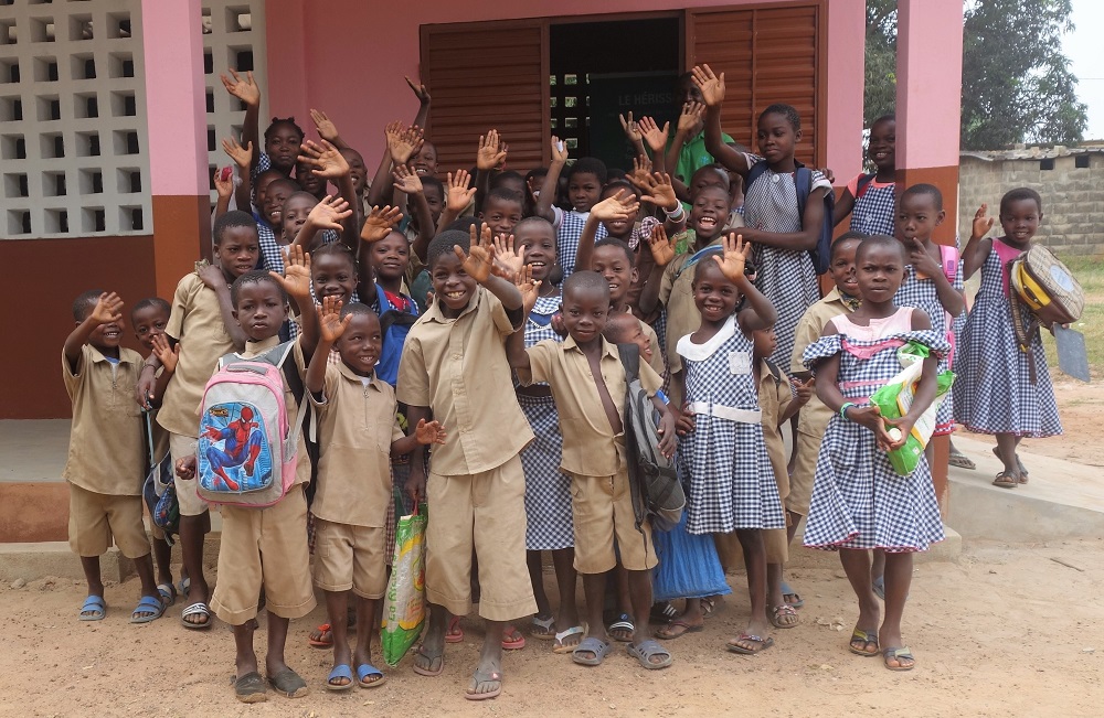 Children in Cote d'Ivoire. 