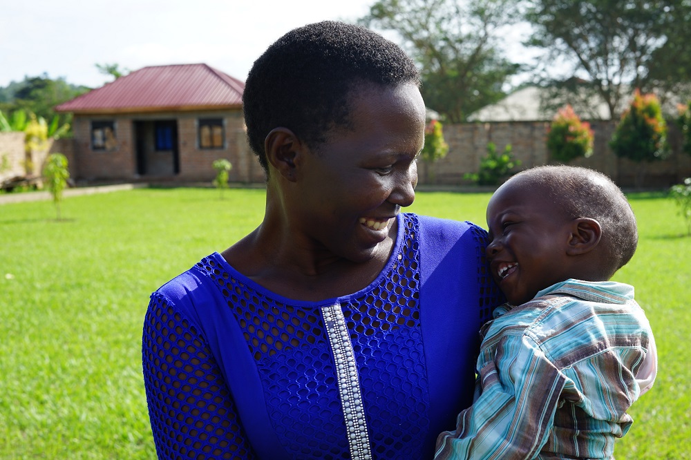 Mother and child in Uganda.