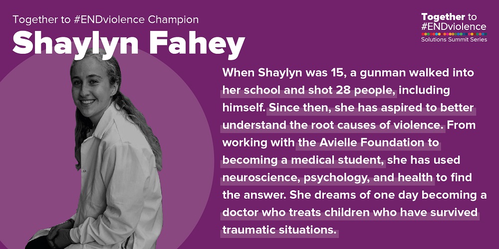 Shay, an End Violence Champion