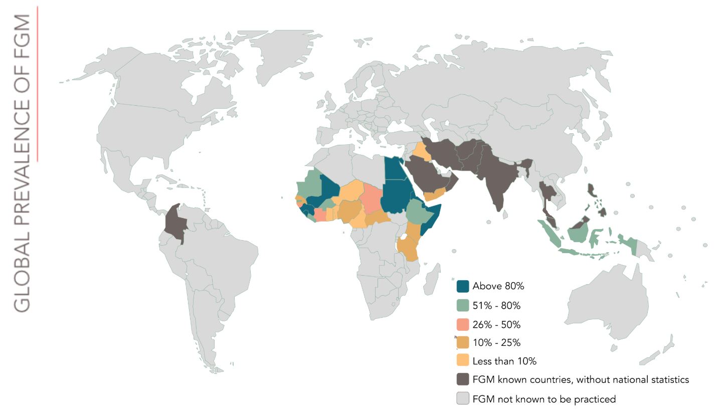 Map of FGM rates.