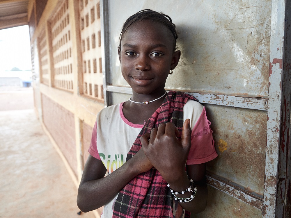 A child in Guinea.