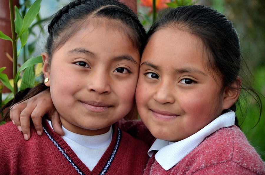 Children in Colombia.