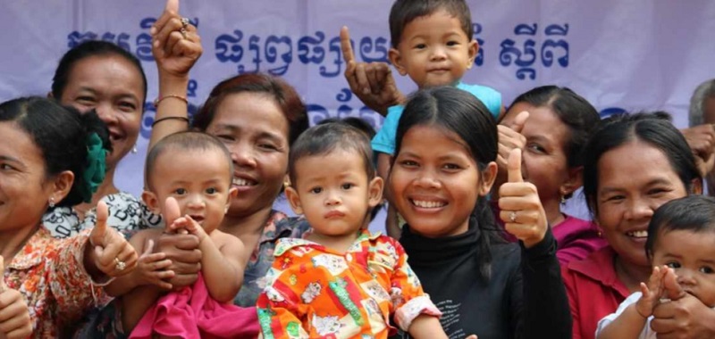 Cambodian children.