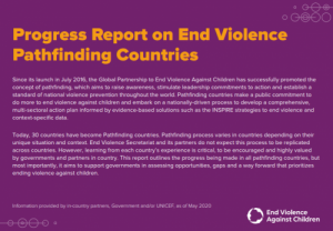 Progress Report on End Violence Pathfinding Countries