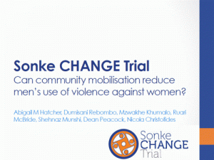 Sonke CHANGE Trial: Results
